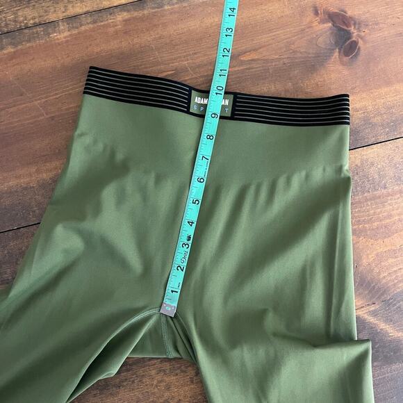 Adam Selman Sport Bonded Active Legging Green High Rise Athleisure Women's Small - Picture 9 of 10